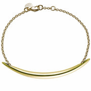 Silver and Gold Vermeil Quill Bracelet