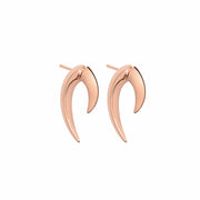 Silver and Rose Gold Vermeil Talon Earrings