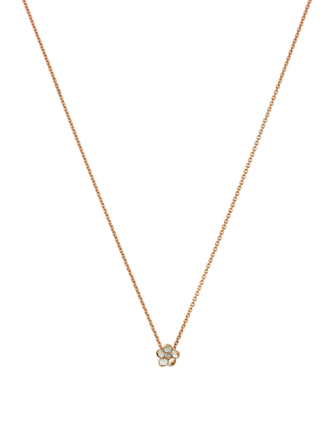 Rose Gold Vermeil Small Cherry Blossom Pendant