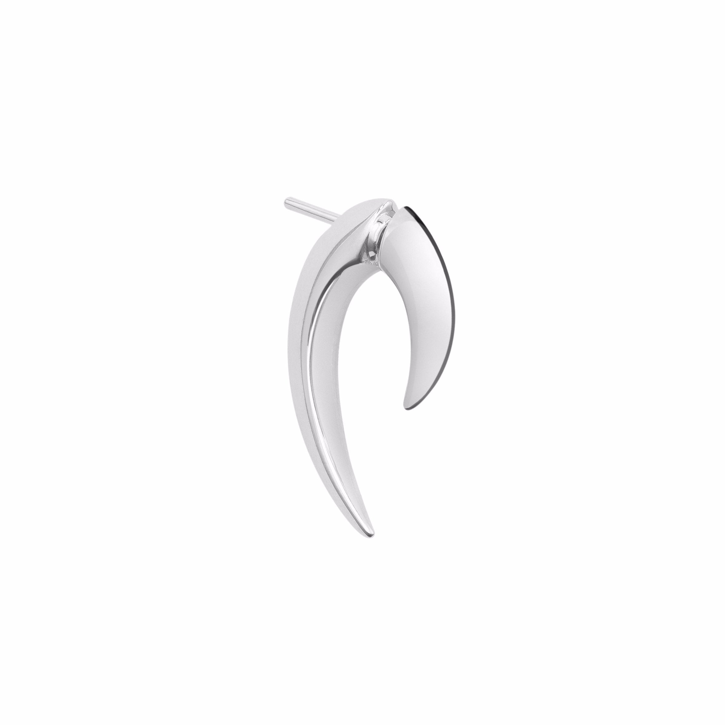 Single Silver Talon Earring