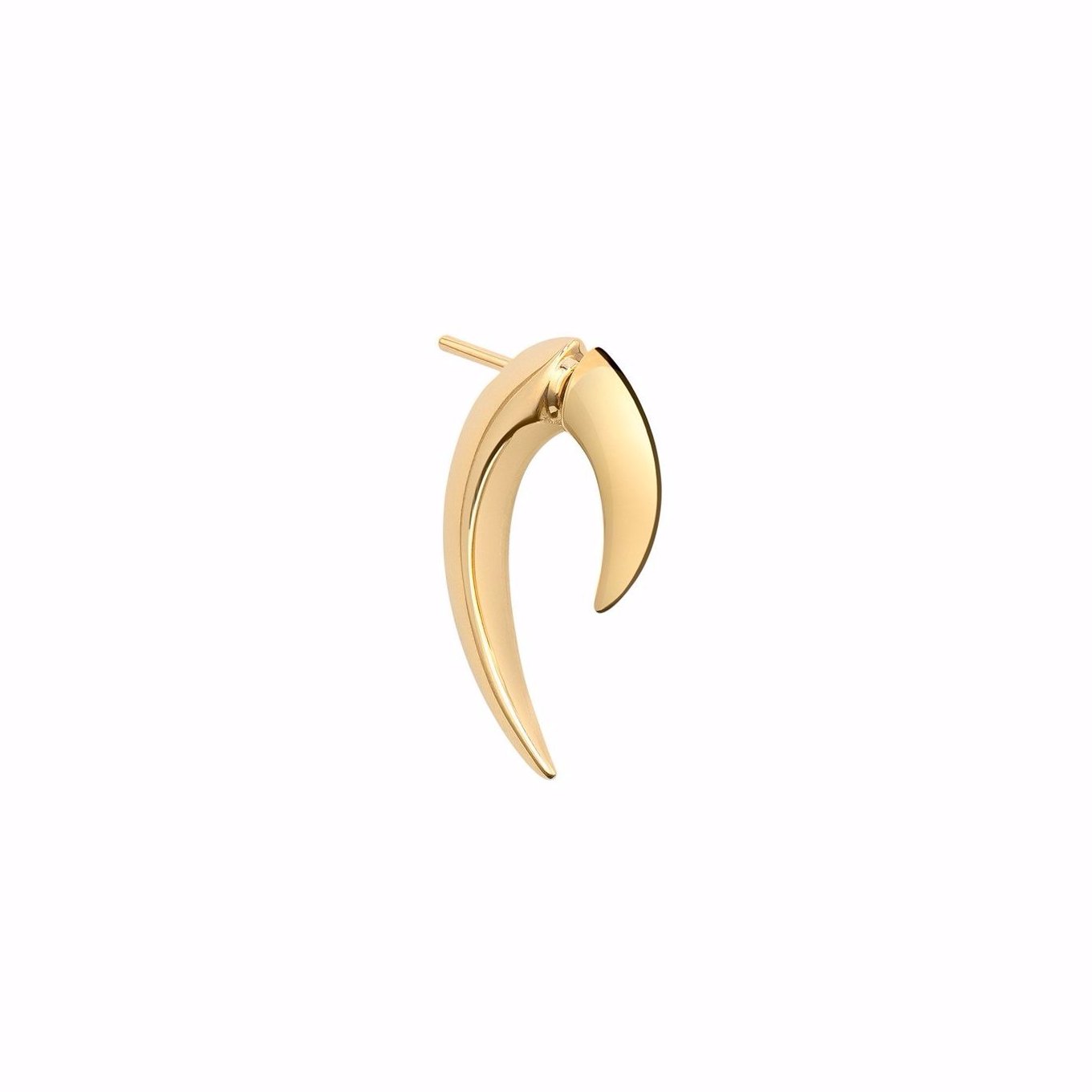 Single Gold Vermeil Talon Earring