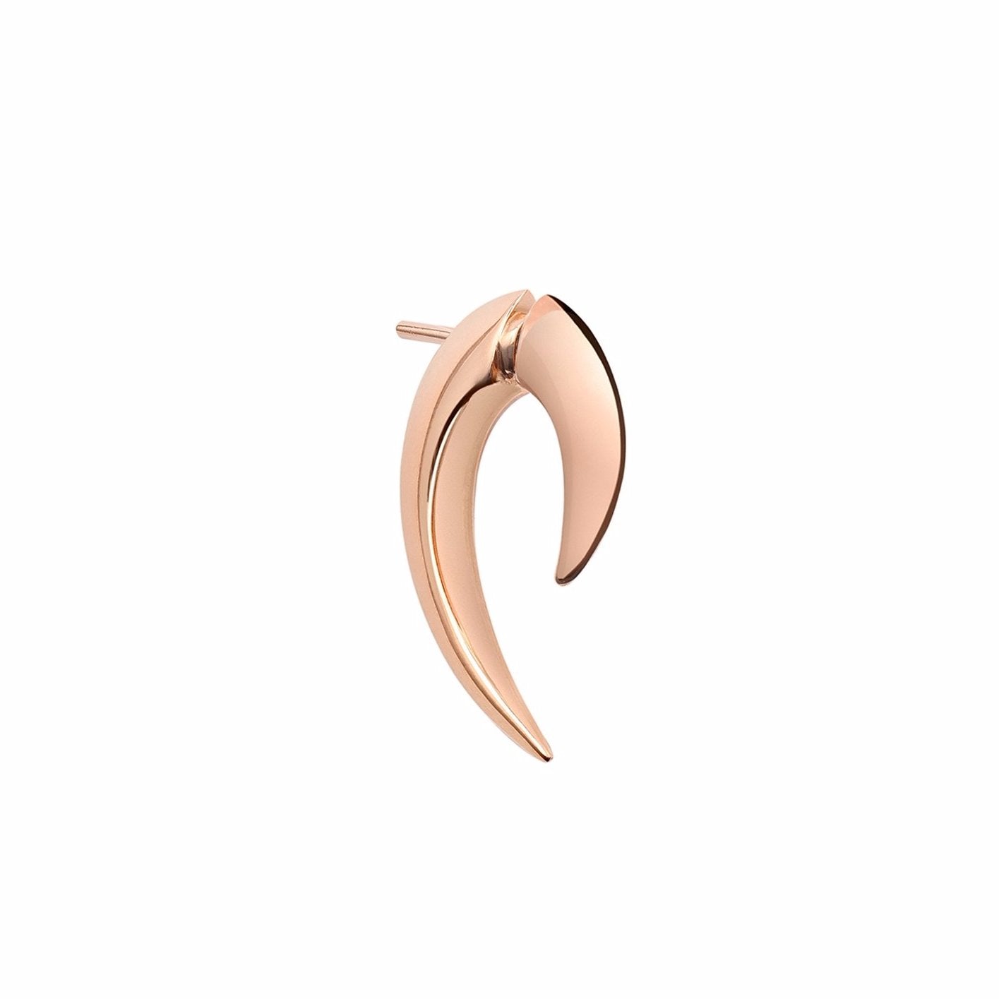 Single Rose Gold Vermeil Talon Earring