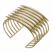 Silver and Gold Vermeil Quill Cuff