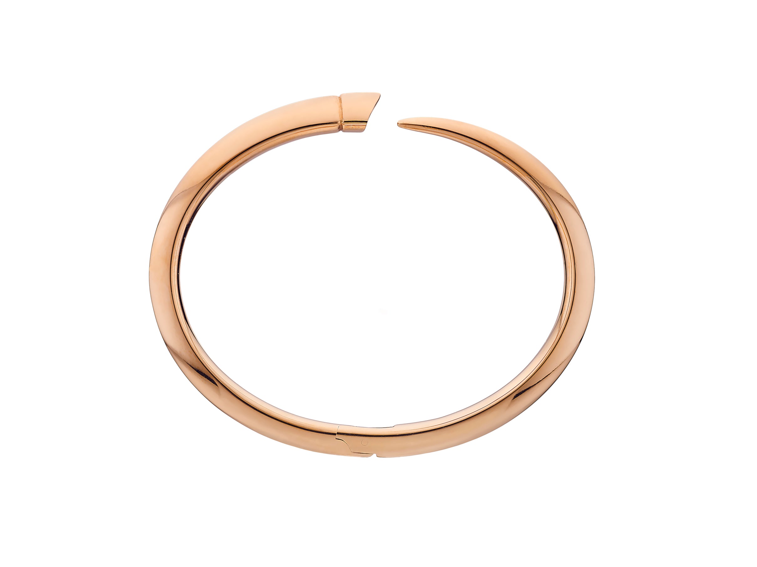 Silver and Rose Gold Signature Cuff Medium