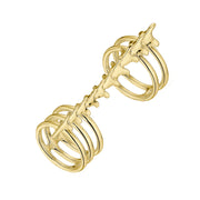 Serpent's Trace Long Ring - Yellow Gold Vermeil