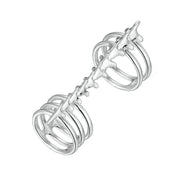 Serpent's Trace Long Ring - Silver
